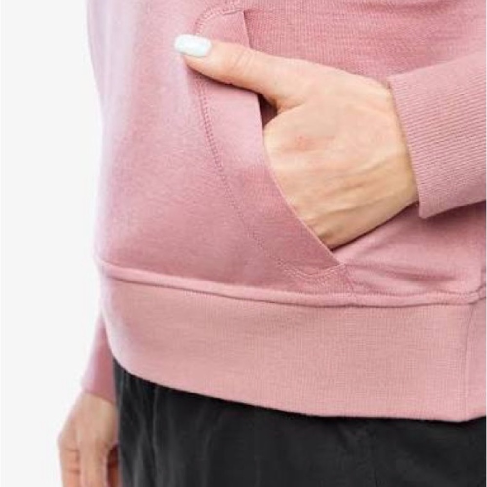 ICEBREAKER 
Merino Crush II Long Sleeve Hoodie - Women's Pink Crystal Sz Lg EUC - Picture 5 of 16